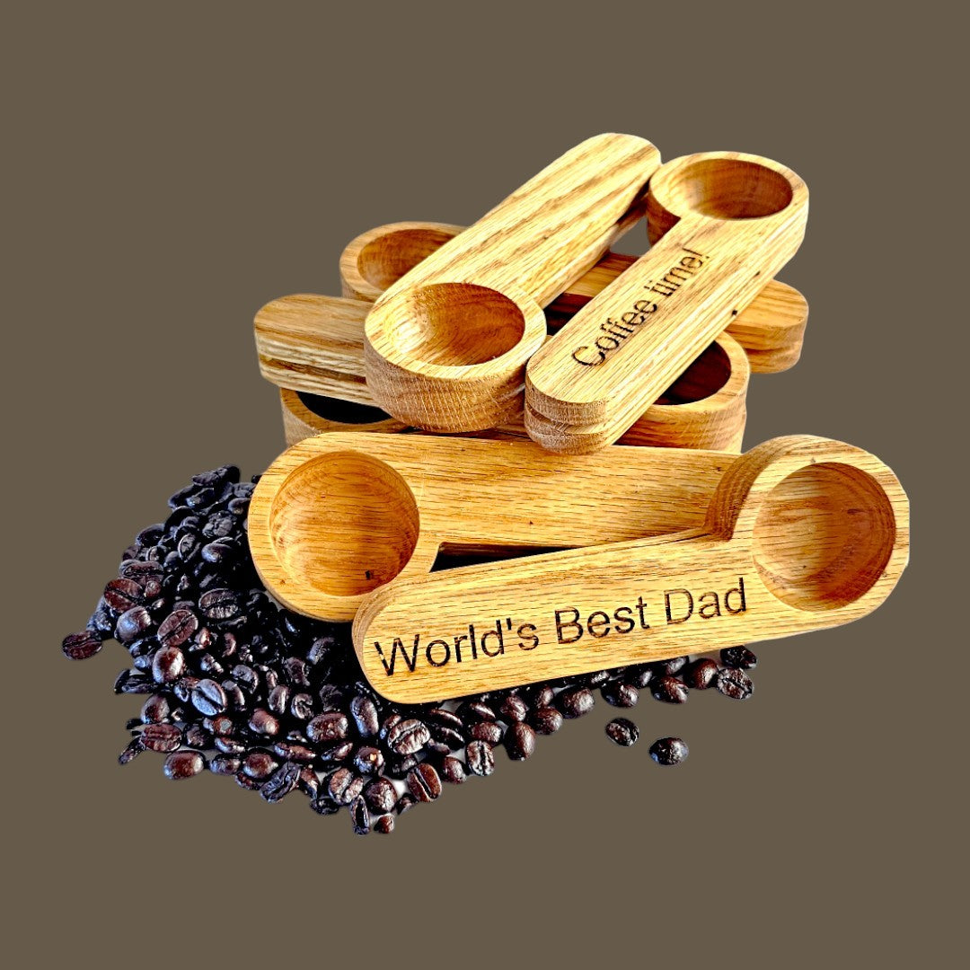 Wood Coffee Scoop and Bag Clip
