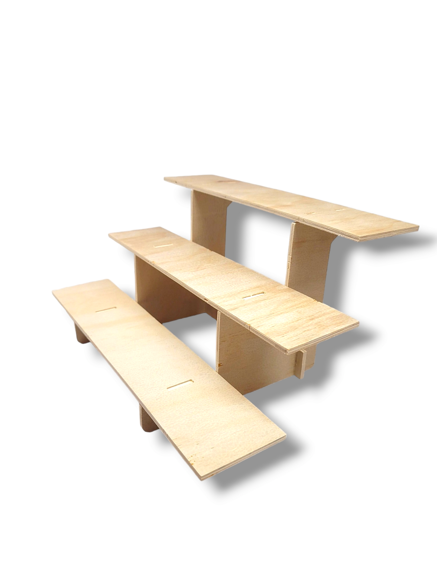 3-Tier Straight Shelf