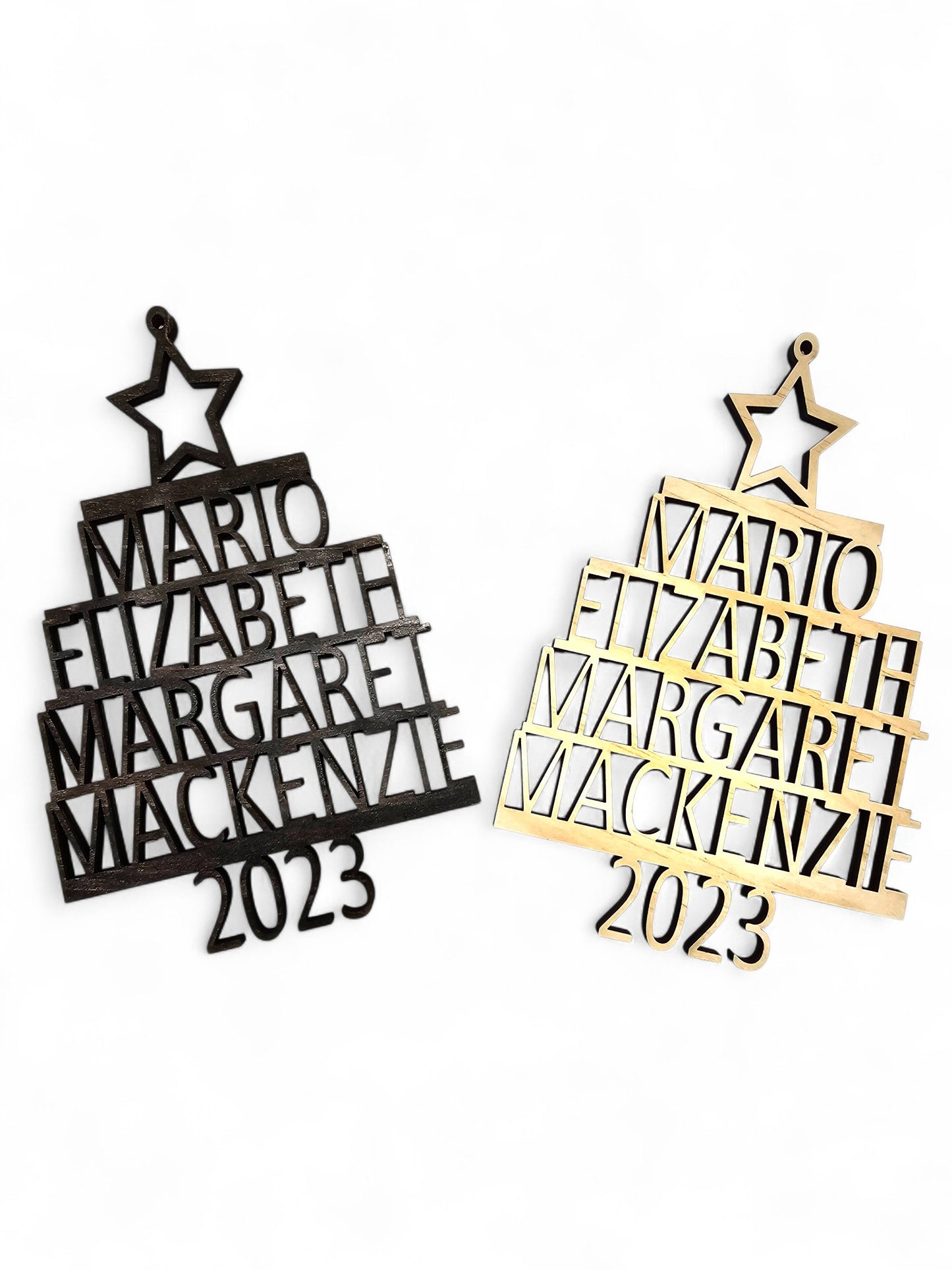 Family Christmas Ornament - Personalized Ornament With Names - Christmas Tree Ornament