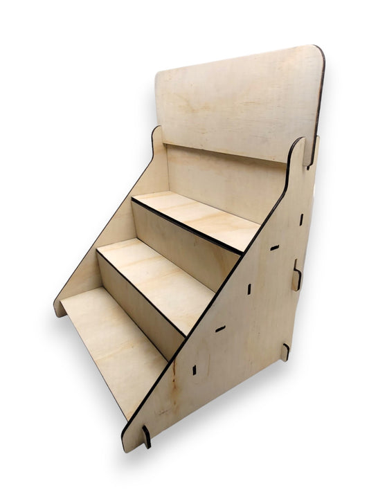 Customizeable Wood Display Shelf