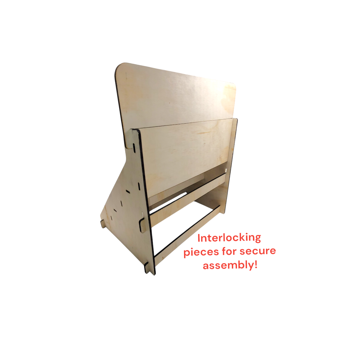 Customizeable Wood Display Shelf