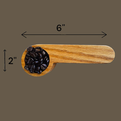 Wood Coffee Scoop and Bag Clip
