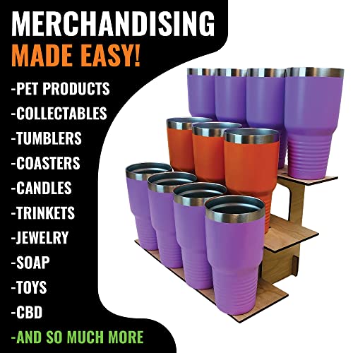 3-Tier Straight Shelf