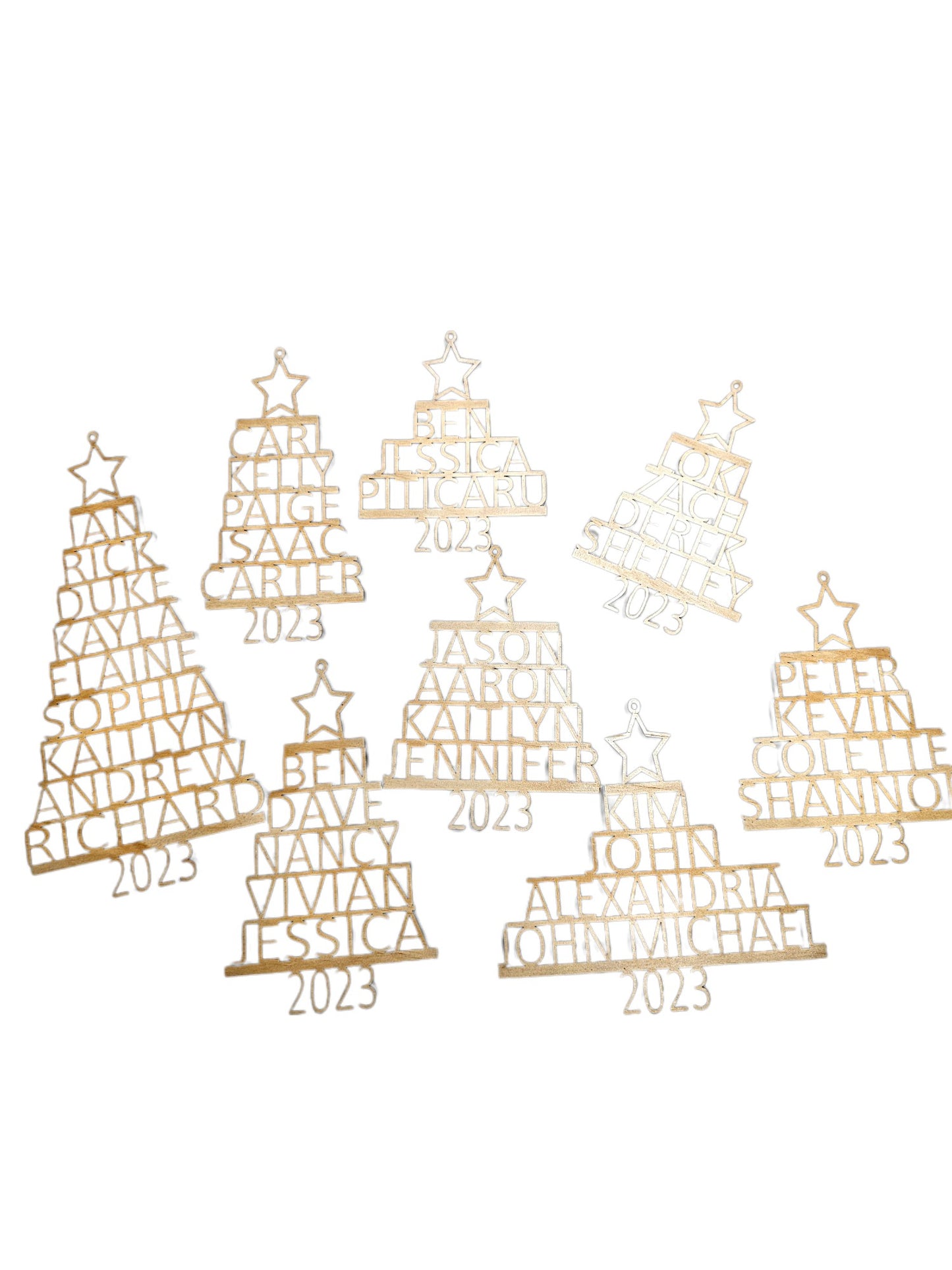 Family Christmas Ornament - Personalized Ornament With Names - Christmas Tree Ornament