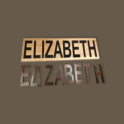 Personalized Name Puzzle - Hardwood