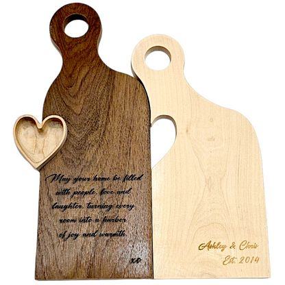 Romeo and Juliet Personalized Nested Cutting Boards