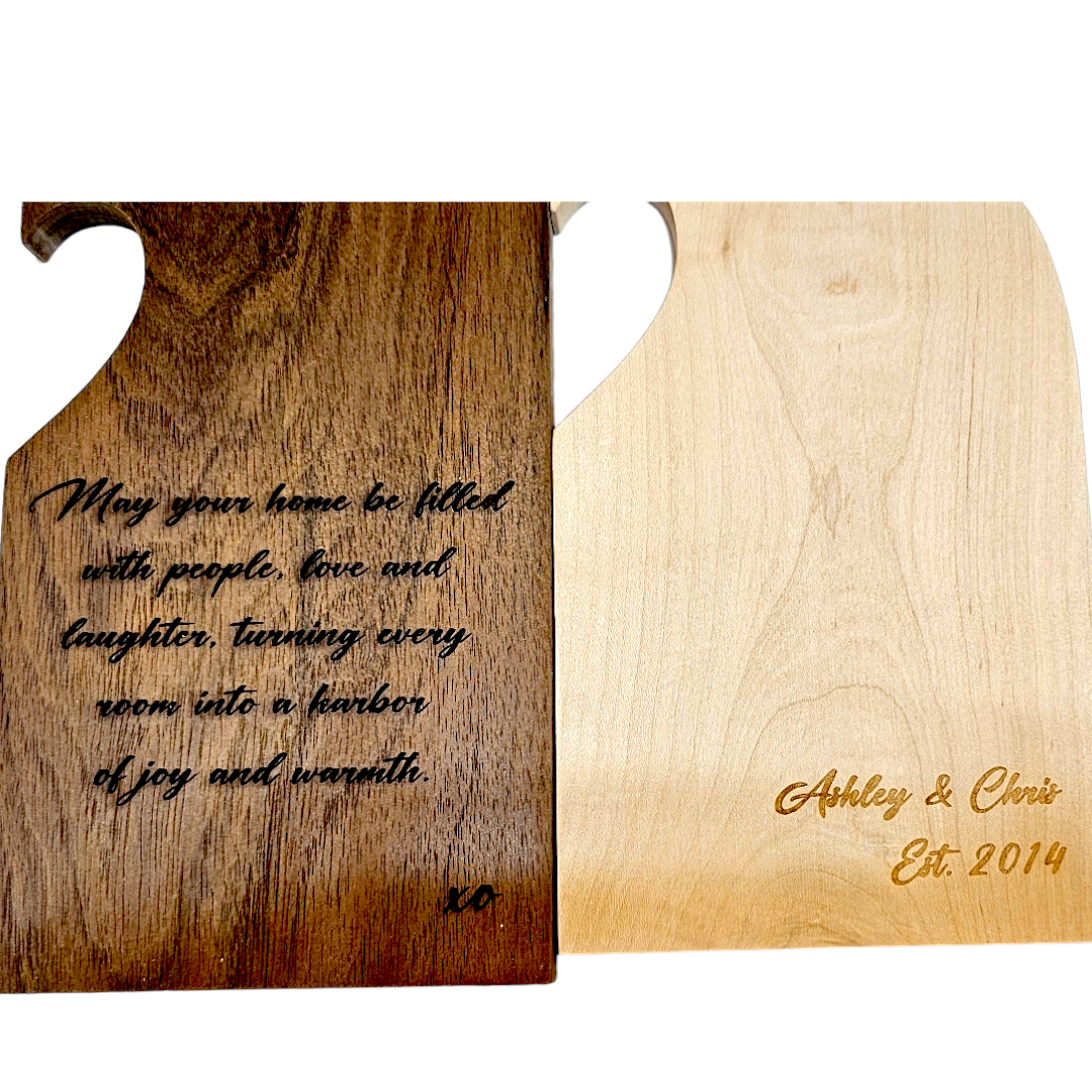 Romeo and Juliet Personalized Nested Cutting Boards