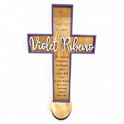 Custom wood cross - Baptisms, Communions, Confirmations