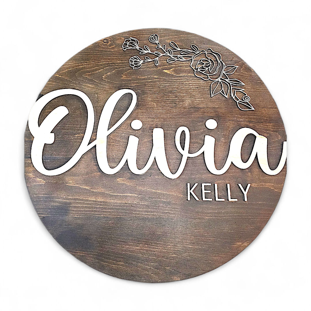 Custom Bedroom Name Signs