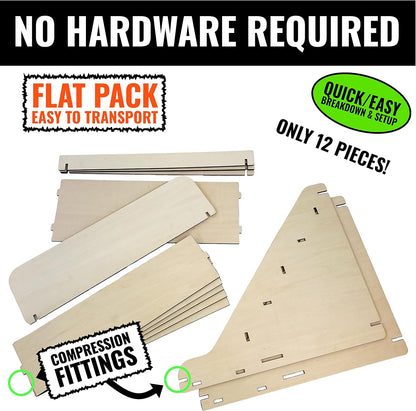 Customizeable Wood Display Shelf