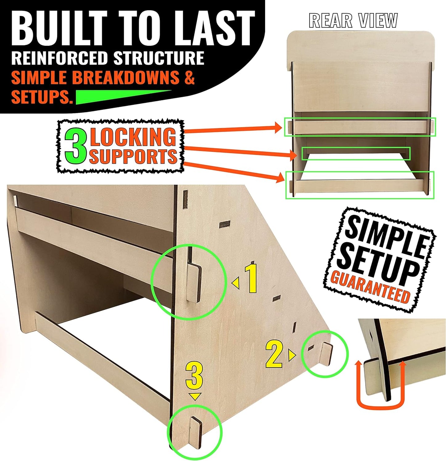 Customizeable Wood Display Shelf