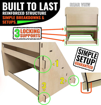 Customizeable Wood Display Shelf