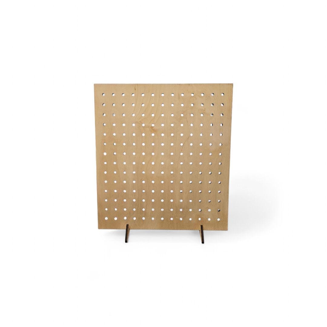 Collapsible Pegboard retail Display: Portable Craft Fair Organizer (13x15")