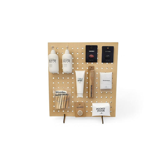 Collapsible Pegboard retail Display: Portable Craft Fair Organizer (13x15")
